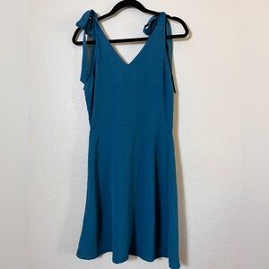 Monteau Teal Mini Dress